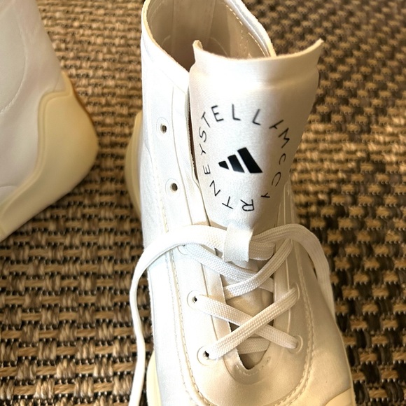 ADIDAS BY STELLA MCCARTNEY X TREINO MID WHITE GUM SIZE 6 - Picture 12 of 14